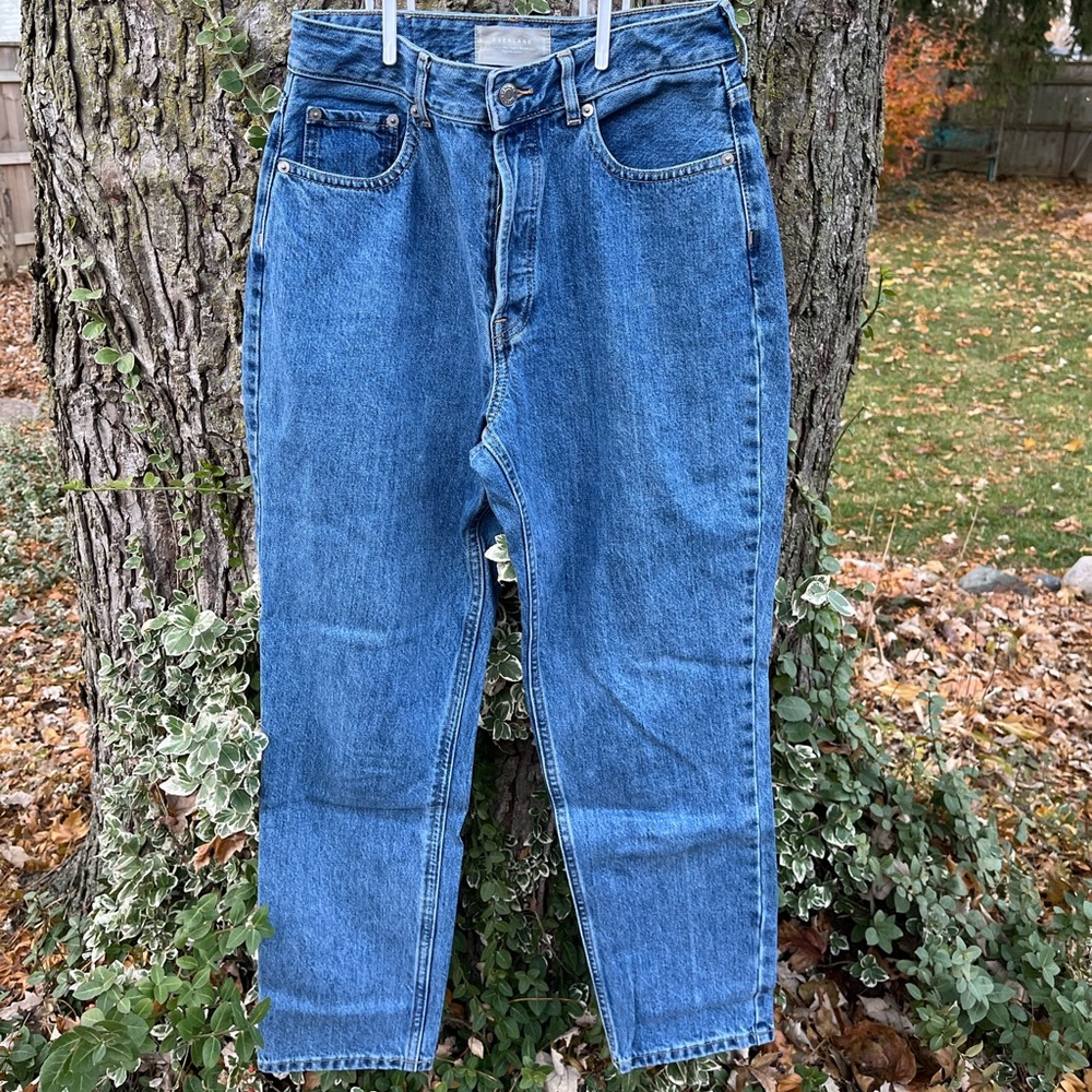 Everlane High Rise Curvy Blue Women's Jeans